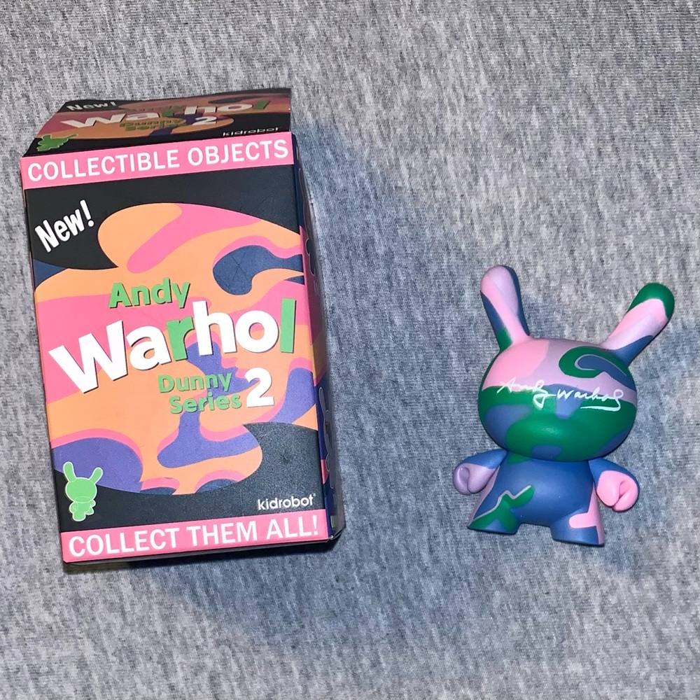 Kidrobot Andy Warhol Dunny Series 2 - Camo, Open Box.
